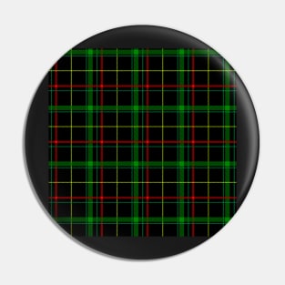 Red and Green Tartan Pin