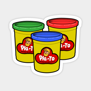 Plato Play-Doh Magnet