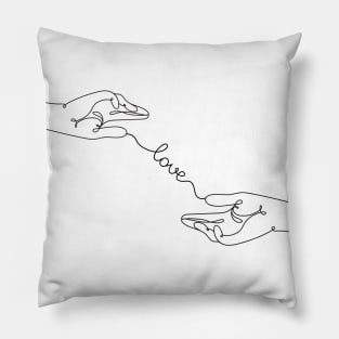 one line art Pillow