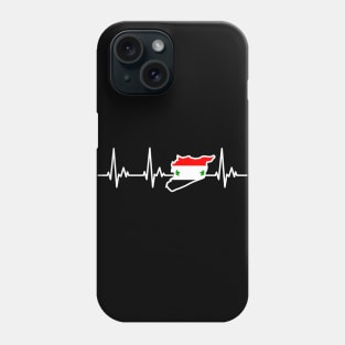 Syria Heartline Design Syrian Flag Phone Case