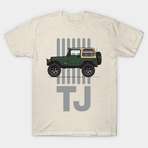 TJ - Jeep - T-Shirt | TeePublic