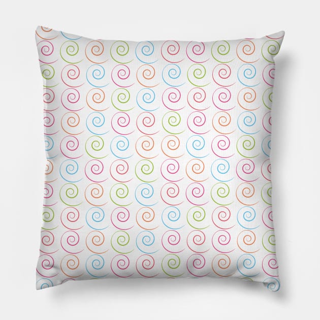 Spiral World Pillow by GraphicBazaar