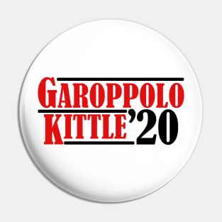 Garoppolo Kittle 2020 Making San Francisco Great Again Pin