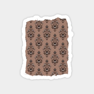 Haunted Mansion Wallpaper Mocha Brown #Neutral Magnet