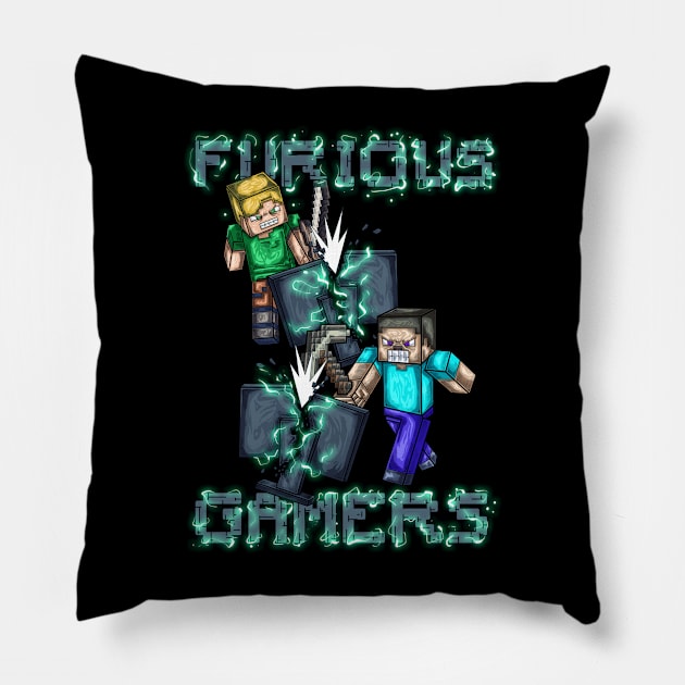 FURIOUS GAMERS 05 Pillow by e-one ink