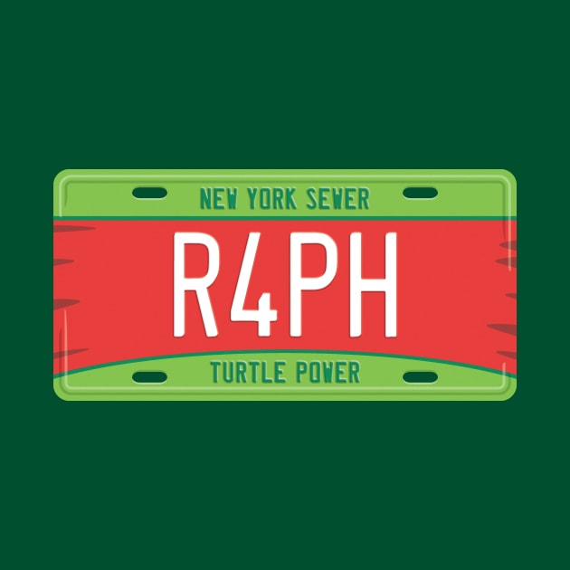 Raphael License Plate by DCLawrenceUK