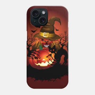 Skull Witch Creepy Halloween Phone Case