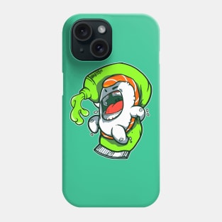 Salmon likes wasabi Phone Case