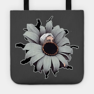 Abstract flower illustration Tote