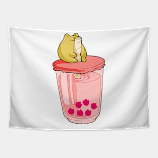 Frog boba Tapestry