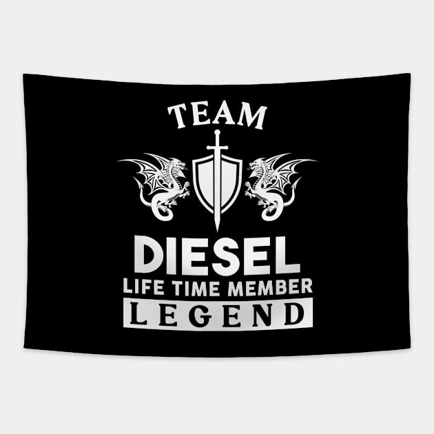 Diesel Name T Shirt - Diesel Life Time Member Legend Gift Item Tee Tapestry by unendurableslemp118