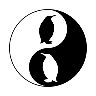 Yin Yang Penguins T-Shirt