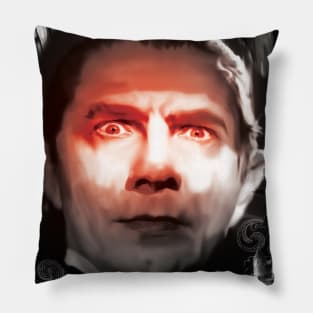 Dracula Bela Lugosi "Look Into My Eyes" Pillow