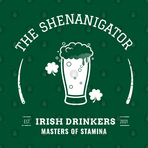 Green Shenanigator - Funny Shenanigans St. Patrick's Day by WonderWearCo 