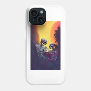 Skeleton Til Death Do Us Part Marriage Phone Case