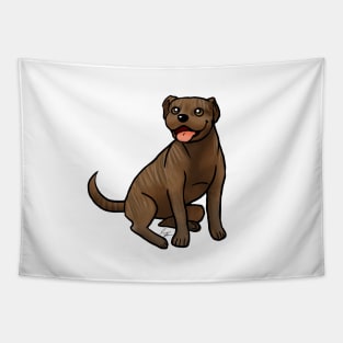 Dog - American Pit Bull - Brindle Tapestry