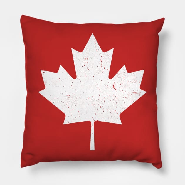 Canada Canadian Flag Maple Leaf Pillow by vladocar