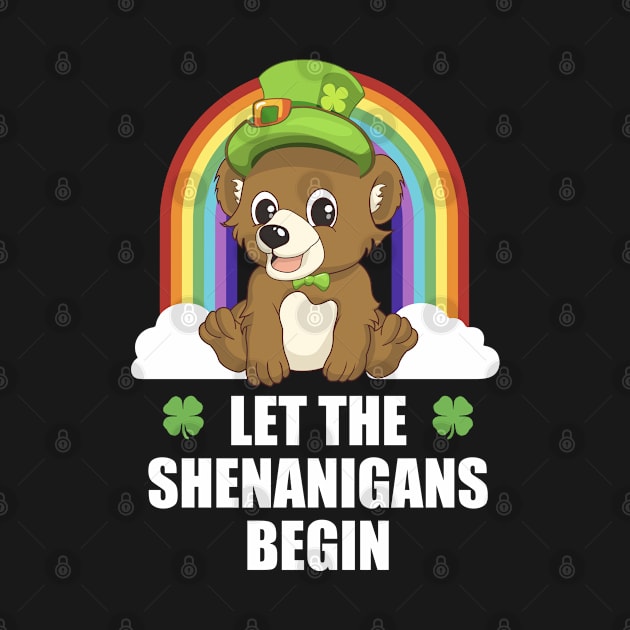 Bear Shenanigans Funny St Patricks Day by TheBeardComic