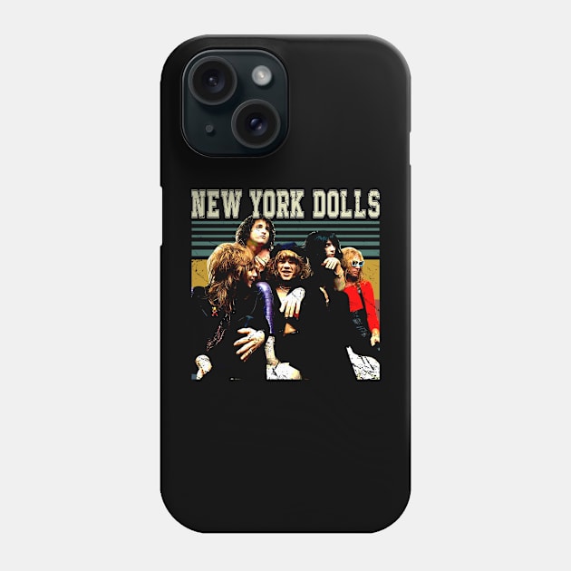 New York Dolls Groove Dancing To Their Own Beat Phone Case by ElenaBerryDesigns