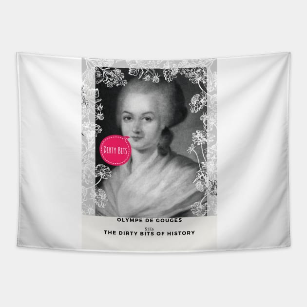 Olympe de Gouges Tapestry by DirtyBits