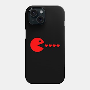 Valentines Day Hearts Funny Gift Gamer Boys Girls Kids Men Phone Case