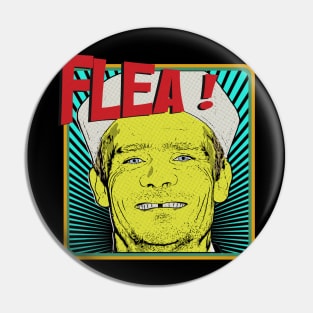 Flea Comic vintage 80s Pin