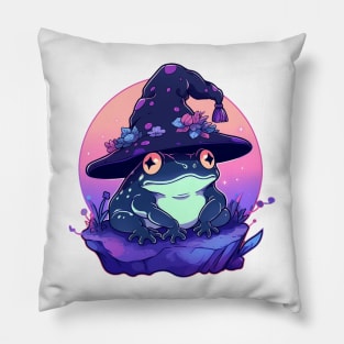 Witchy Frog Pillow