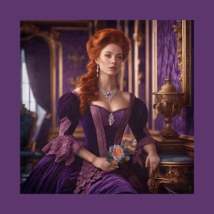 Extreme Purple - Velvet Dress Rococo Lady T-Shirt