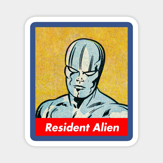 Resident Alien Magnet by dcescott