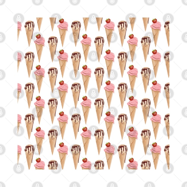 Ice Cream Cone Pattern by Designoholic