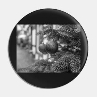 Close up of bauble on Christmas tree Pin