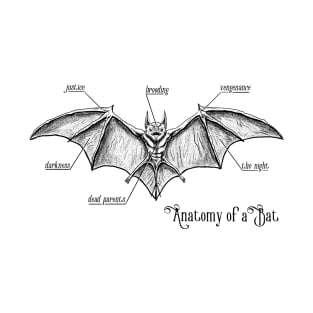 Anatomy of a Bat T-Shirt