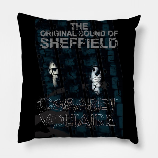 Cabaret Voltaire - The Original Sound Of Sheffield. Pillow by OriginalDarkPoetry