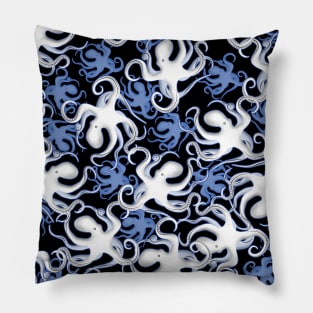 Octopus repeating pattern Pillow