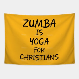 Yoga for Christians Tapestry