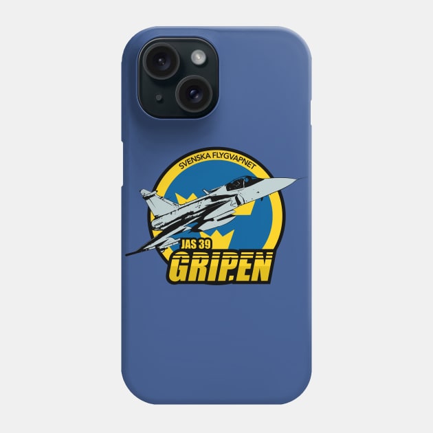 JAS 39 Gripen Fighter Phone Case by TCP