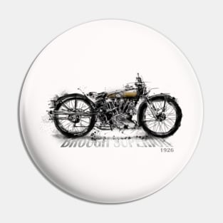 Brough Superior 1926 Sketch Pin