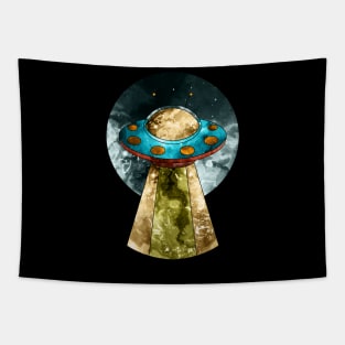 Atom Punk UFO Tapestry