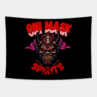 graffiti oni mask Tapestry