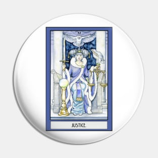 "Justice" Tarot Card Pin