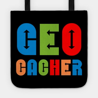 Colorful Geocacher Arrows Tote