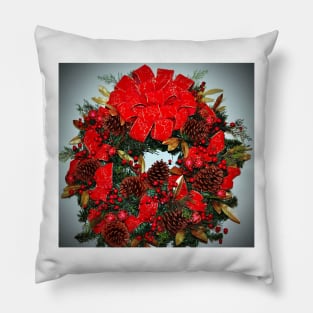 The Christmas Wreath Pillow