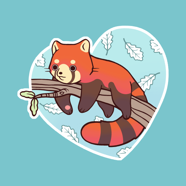 Red Panda Chill by SarahJoncas