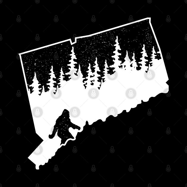 Connecticut Bigfoot Gift by Tesszero