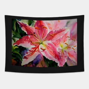 Birthday Lilies Tapestry