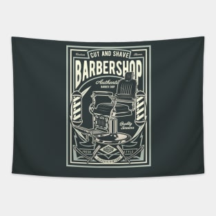 Cut & Shave Barbershop Tapestry