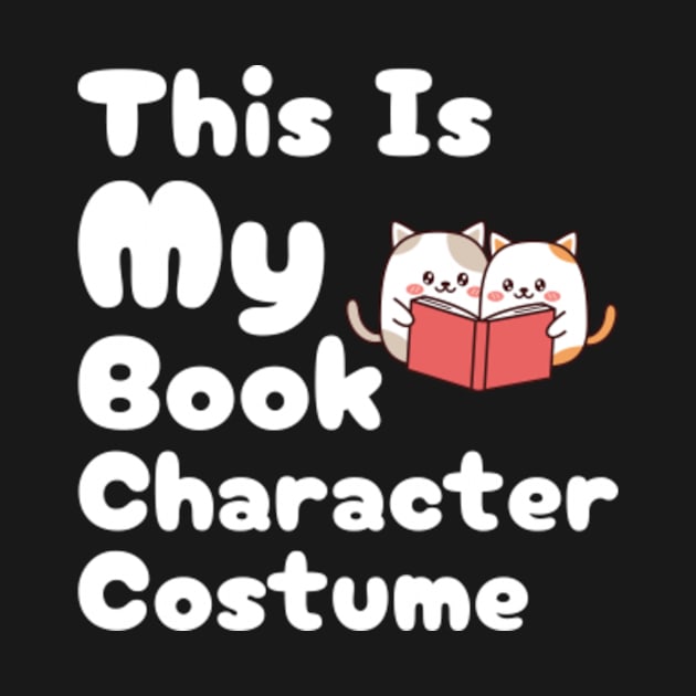 This Is My Book Character Costume Cat Reading for him by Albi