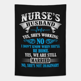 Nurse Proud Husband Tapestry