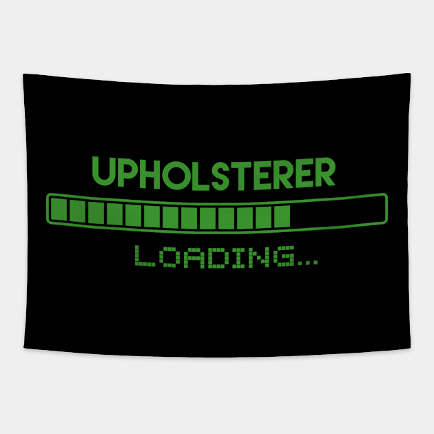 Upholsterer Loading Tapestry by Grove Designs