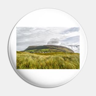 Knocknarea Mountain, Sligo, the north side from Strandhill Beach Pin